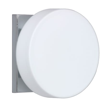 Besa Lighting Ciro Mini Sconce, Opal Matte, Chrome Finish, 1x5W LED 1WS-773807-LED-CR